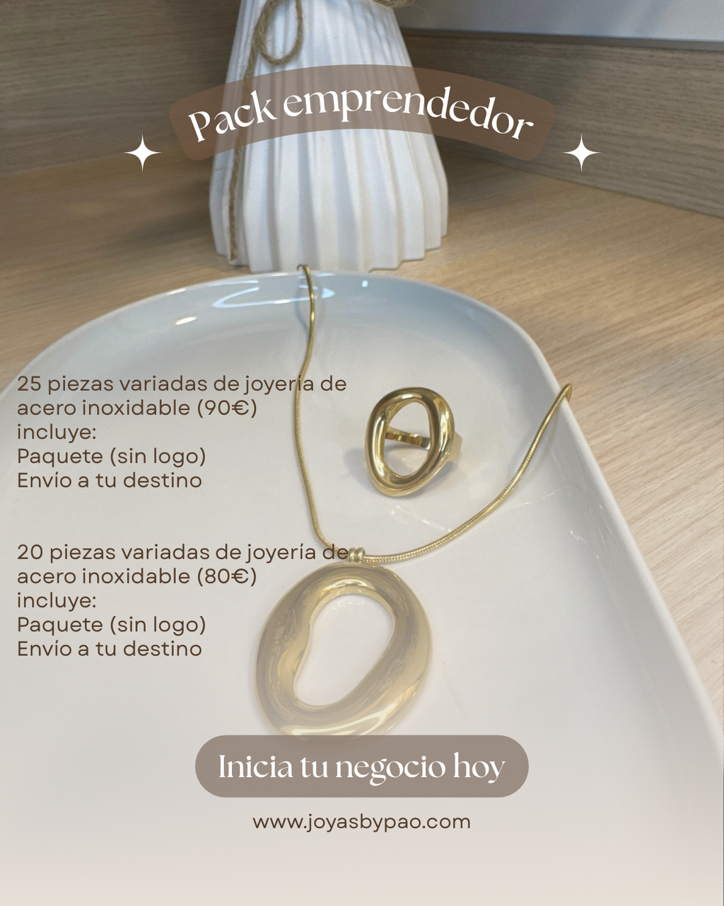 Pack emprendedor 25 piezas