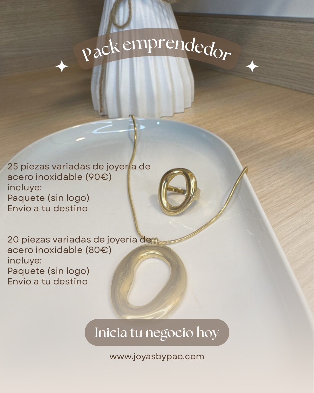 Pack emprendedor 25 piezas